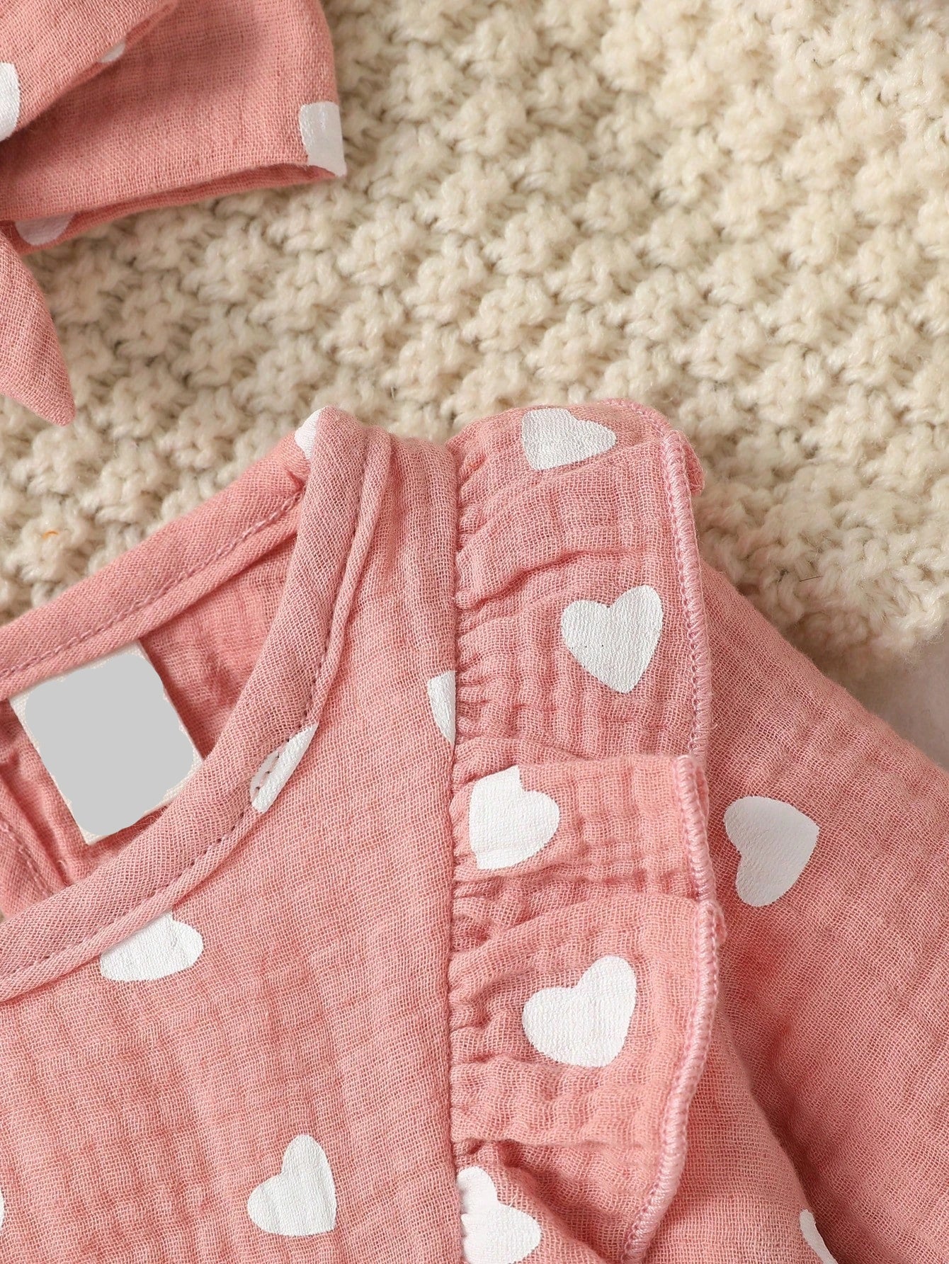 Macacao Longo Bebe Menina Plush Algodão + Faixa