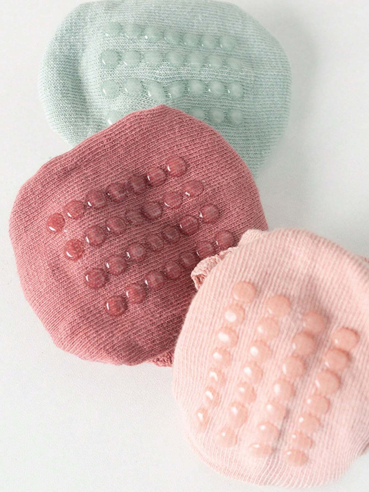 5 Pares De Meias Anti-derrapantes Com Renda