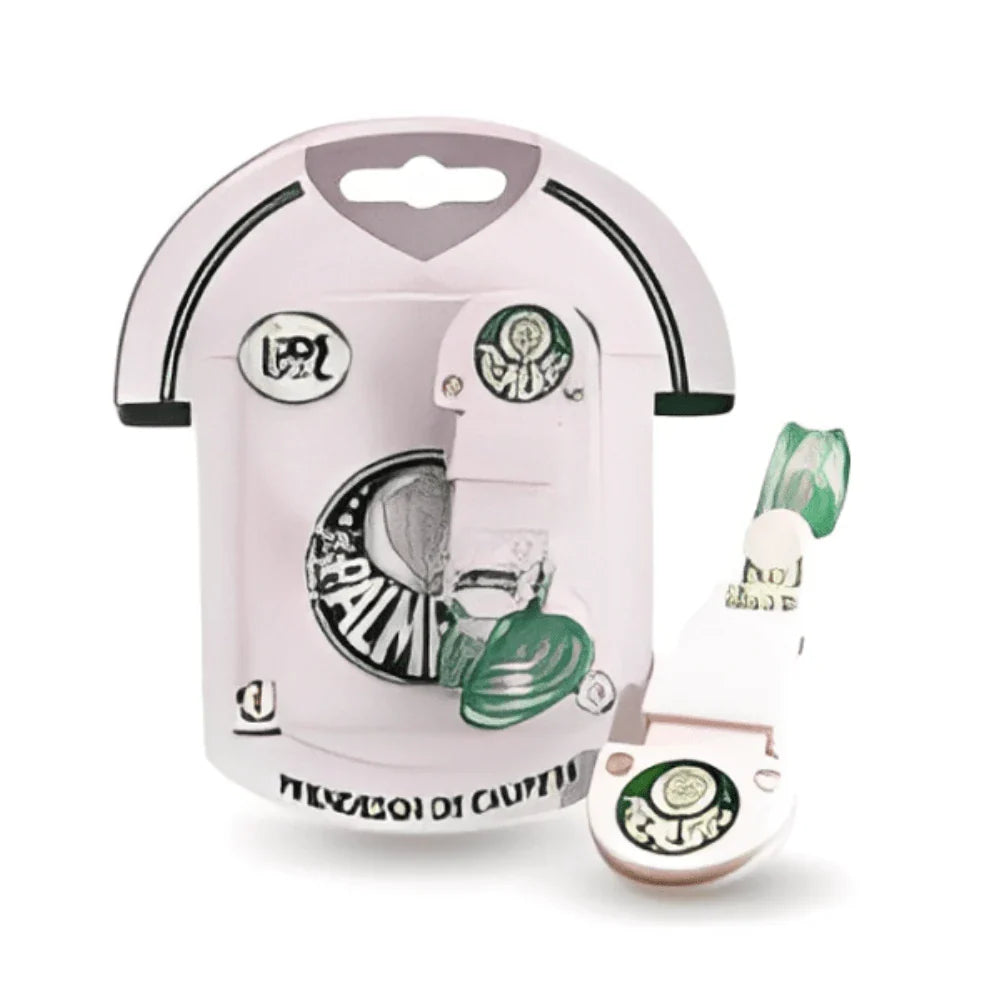 Kit infantil Palmeiras (Chupeta Tam 2 - Prendedor - Mamadeira 260ml - Pente/escova)