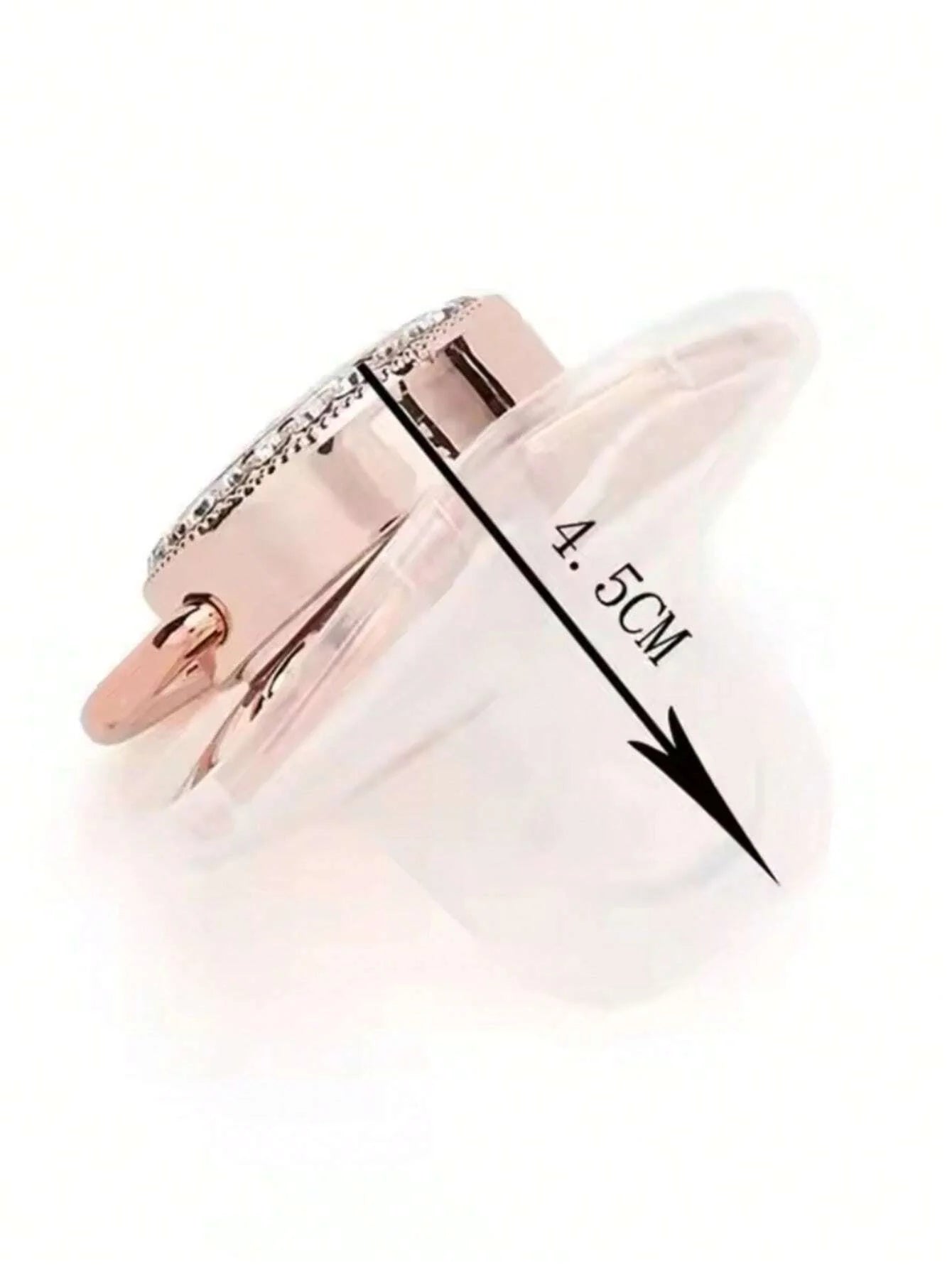 Chupeta personalizada com nome para meninas Rose Gold