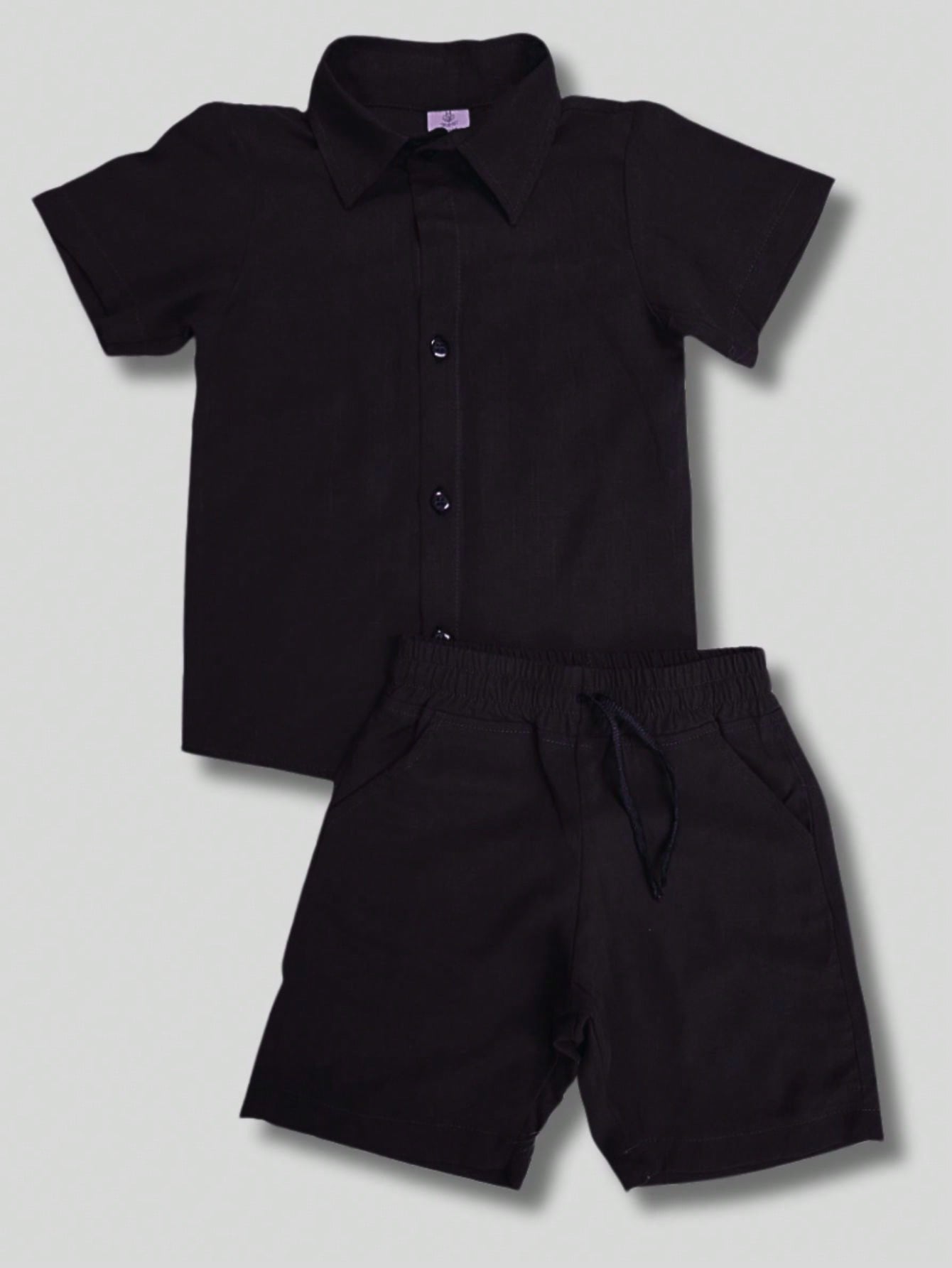 Conjunto Camisa e Short Confortável Em Viscolinho