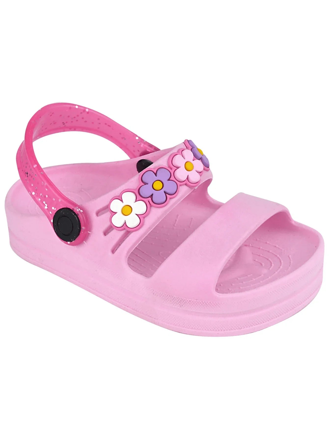 Kit 3 Pares Sandália Infantil Menina Papete Leve Calce Fácil