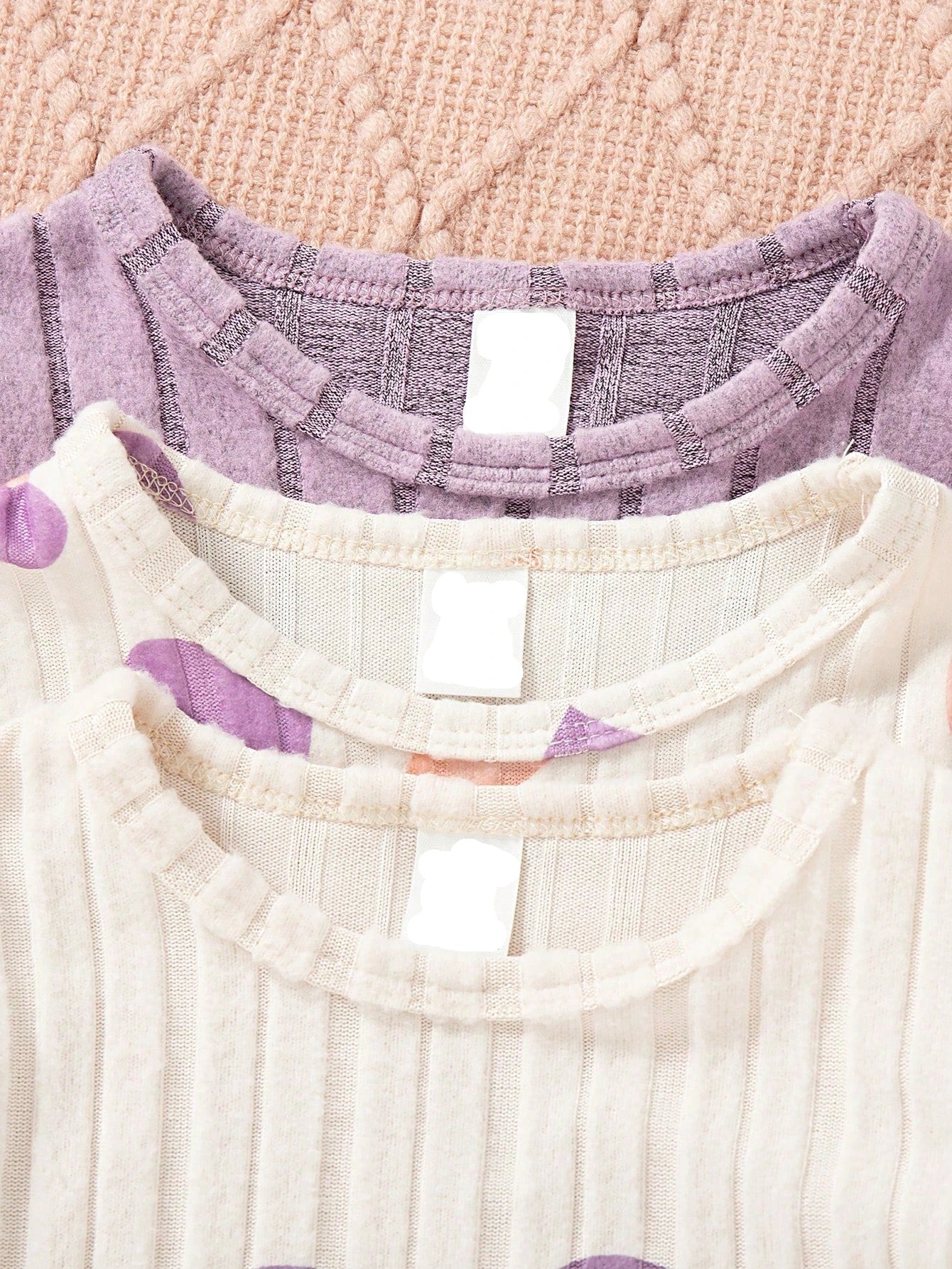 Kit com 3 Peças pijaminha longo para Menina