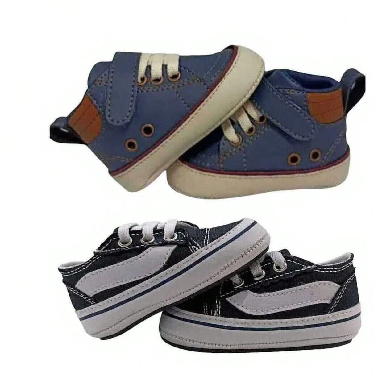 kit 02 Pares Tênis Bebê Unisex