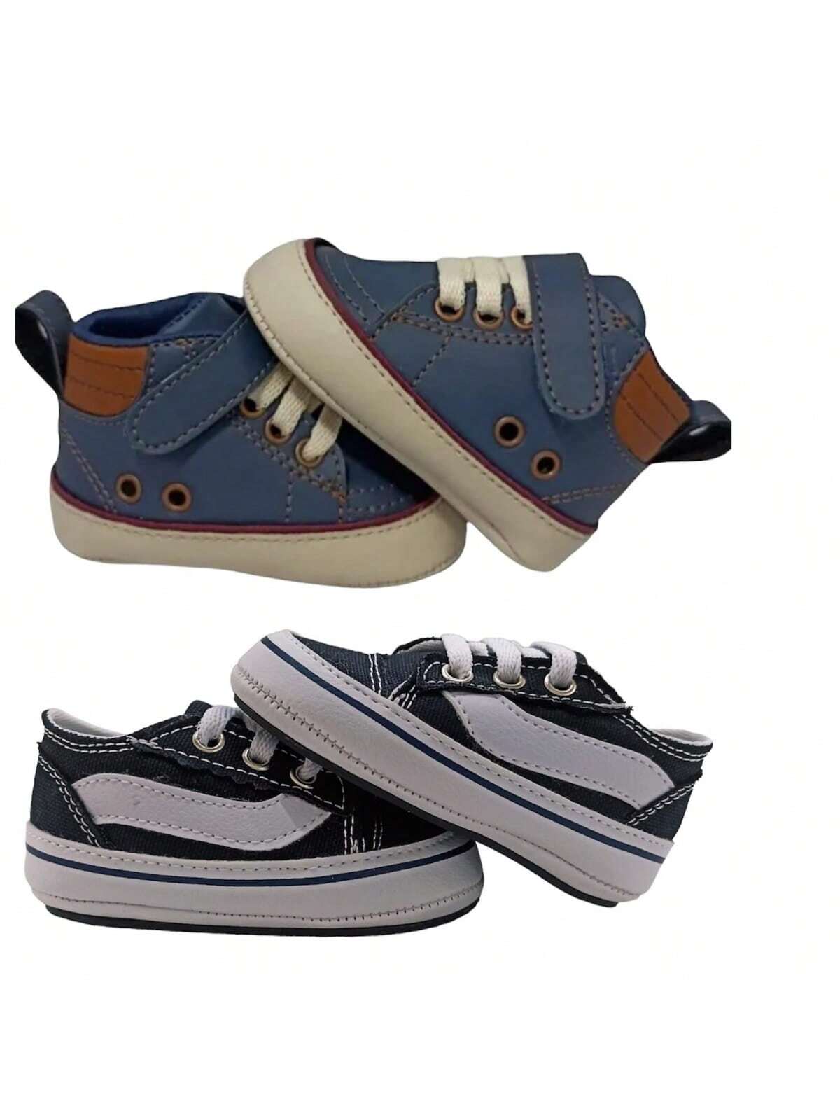 kit 02 Pares Tênis Bebê Unisex