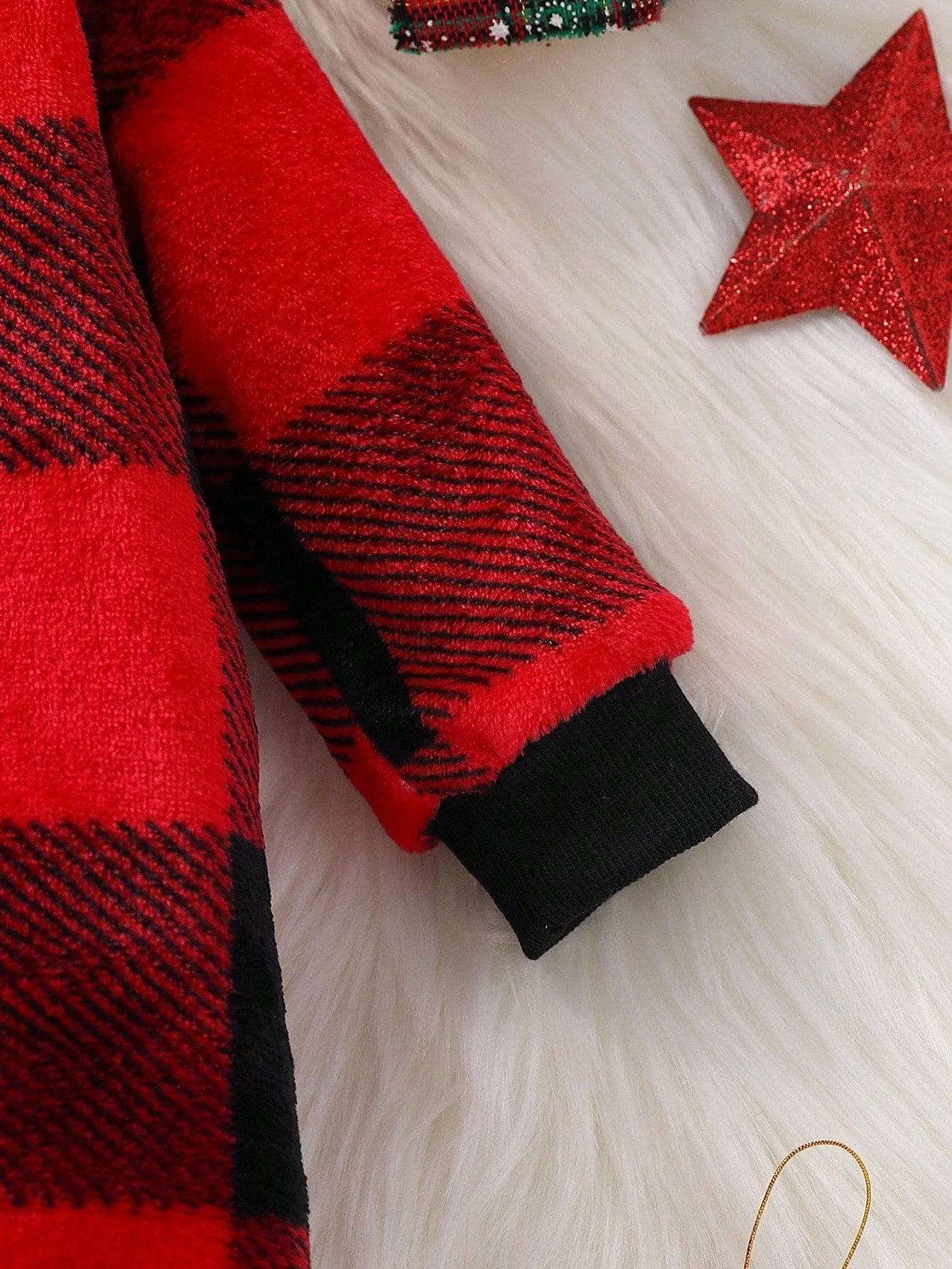 Macacão de Manga Longa e sapatinho Xadrez