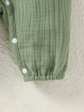 Macacao Longo Texturizado Bebe Menina Plush Algodão + Faixa