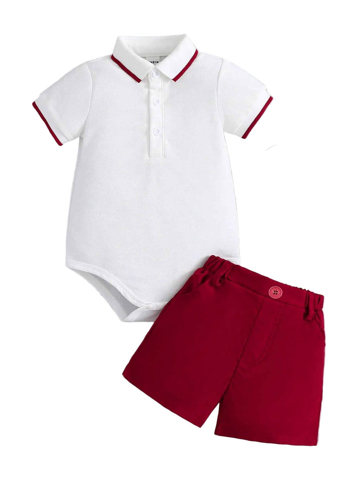 Conjunto Body mangas curta e Shorts