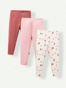 Kit Com 3 Calças Princesa Em Ribana