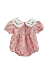 Body para Bebê Menina Rosa bordado Lavanda