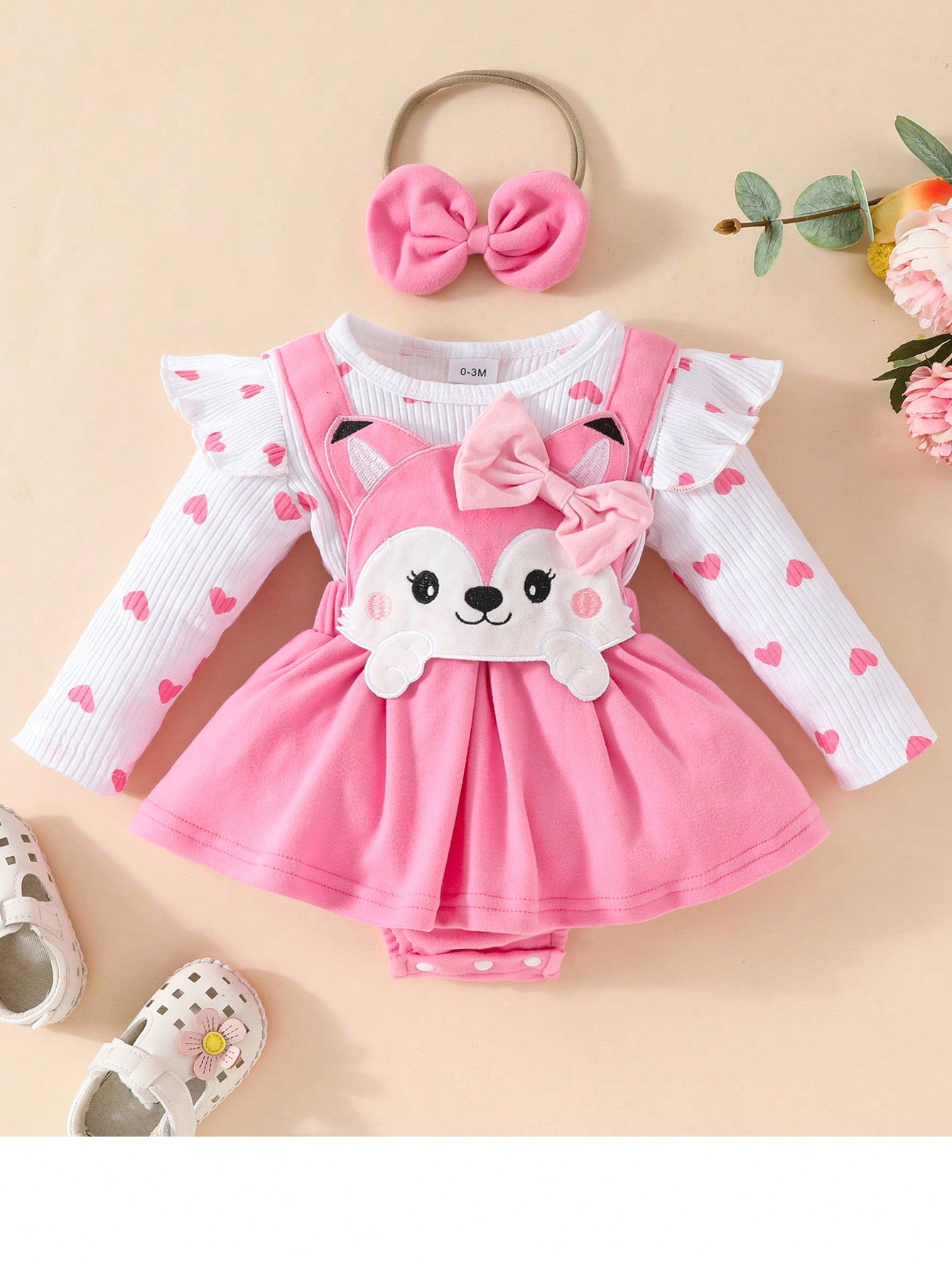 Conjunto Raposinha Com Tiara