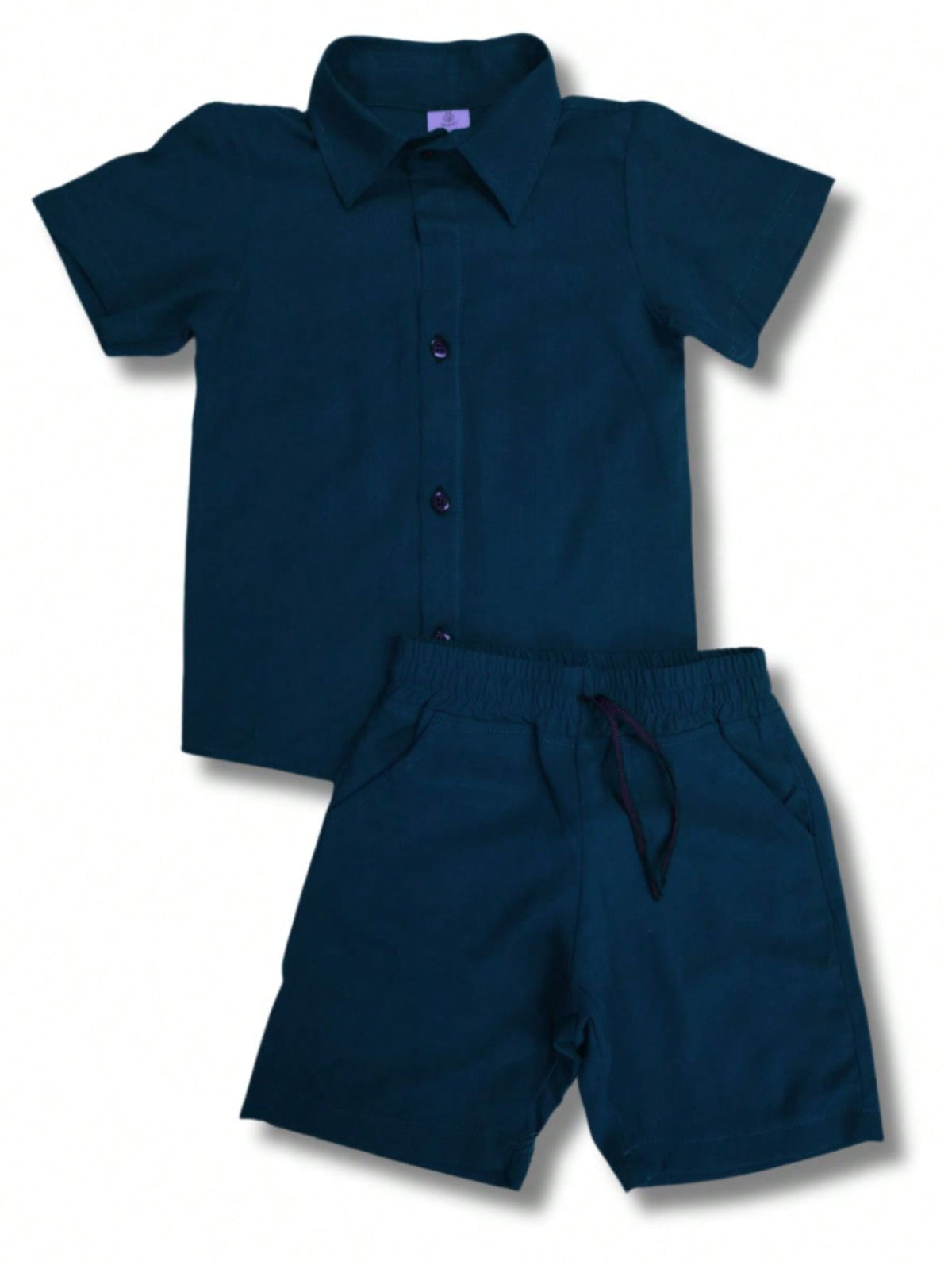 Conjunto Camisa e Short Confortável Em Viscolinho