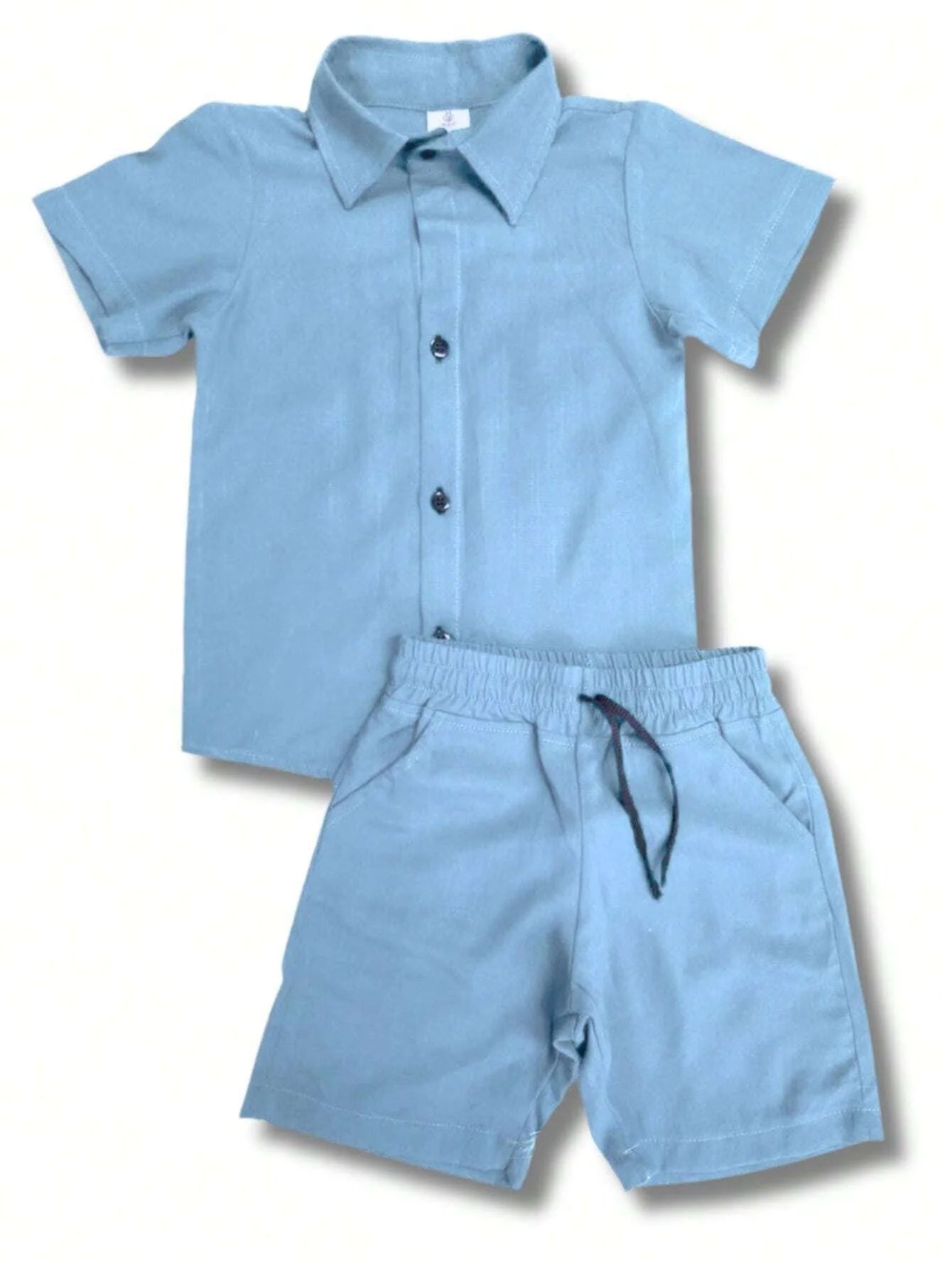 Conjunto Camisa e Short Confortável Em Viscolinho