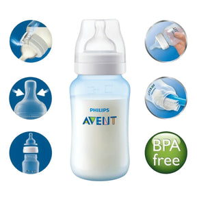 Mamadeira Avent Clássica Anticólica 330 ml 0% BPA Bebê