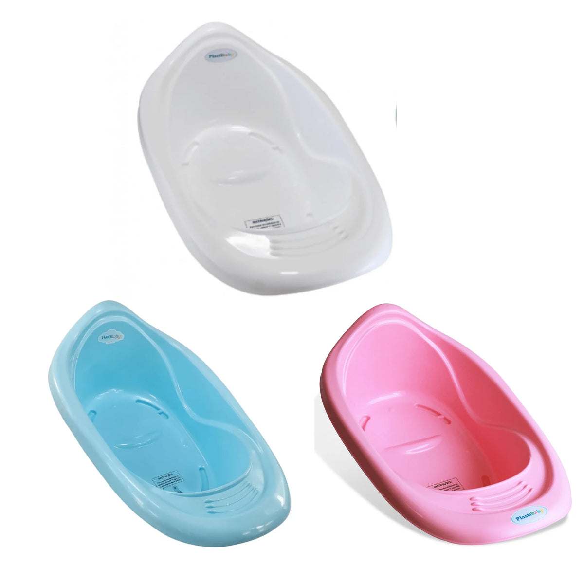BANHEIRA DE BEBÊ  22L PLASTBA - RESISTÊNTE COM VALVÚLA