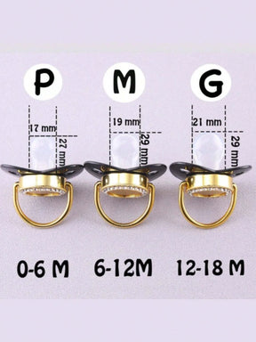 Kit chupeta + prendedor personalizado com nome para meninos