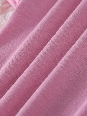 Kit body bebê 5 peças Tons de Rosa