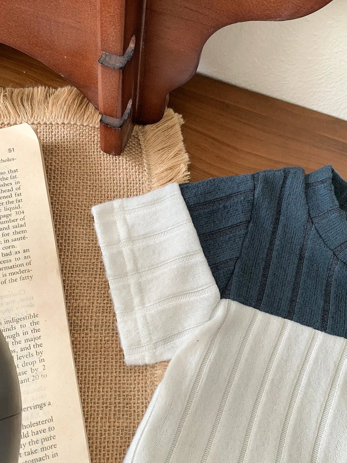 Conjunto 2 peças Camiseta Canelada e Short 100% Algodão