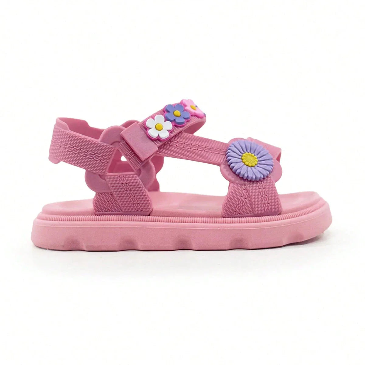 Sandalia Papete Infantil Feminina Flor de Girassol