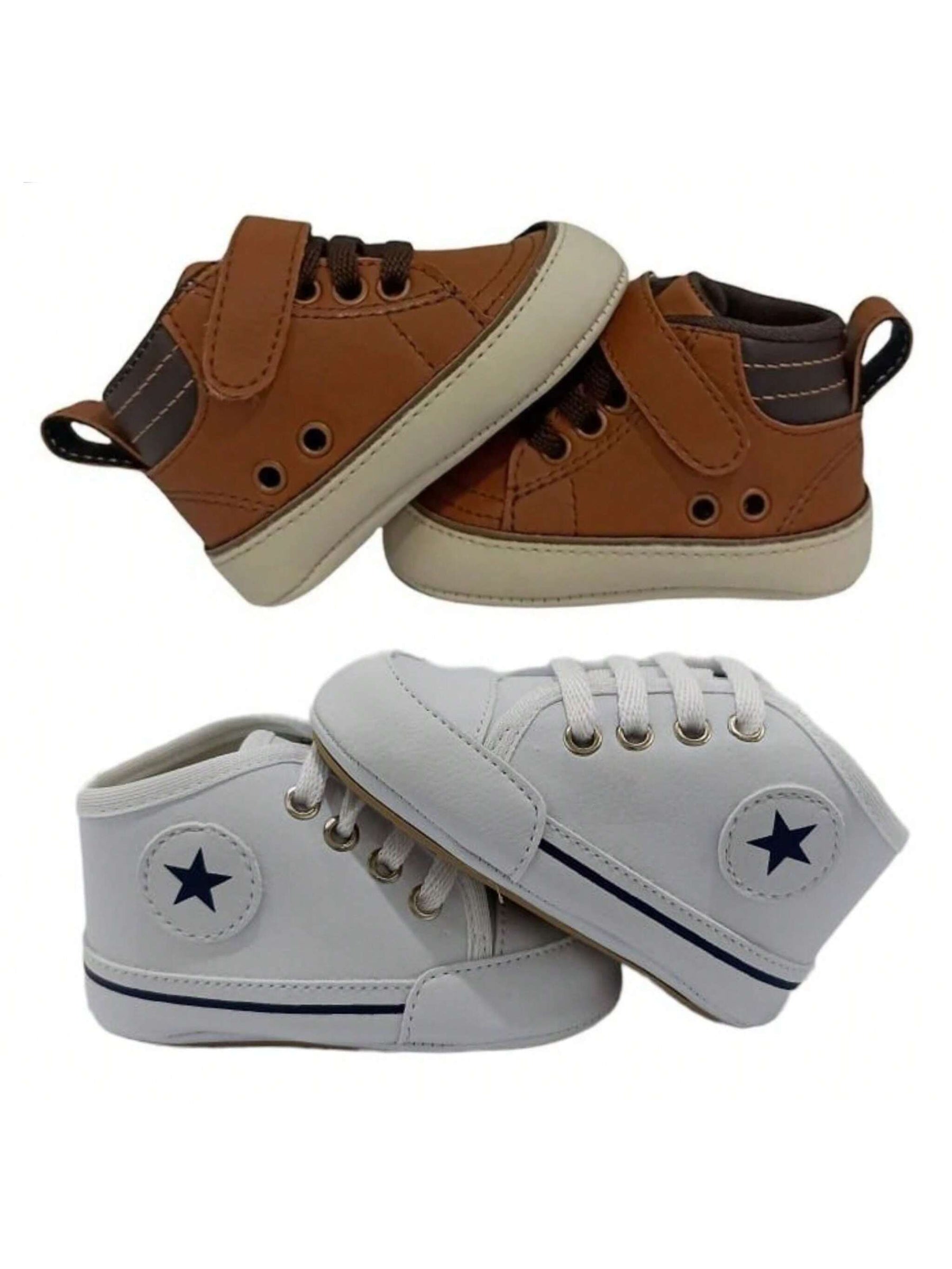 kit 02 Pares Tênis Bebê Unisex