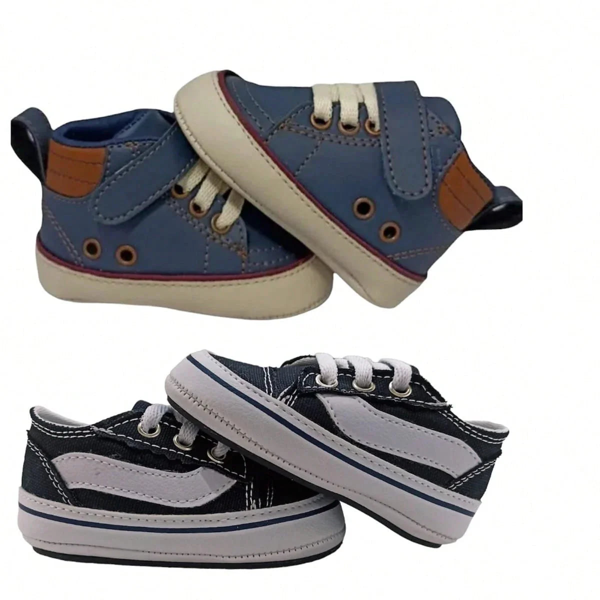 kit 02 Pares Tênis Bebê Unisex