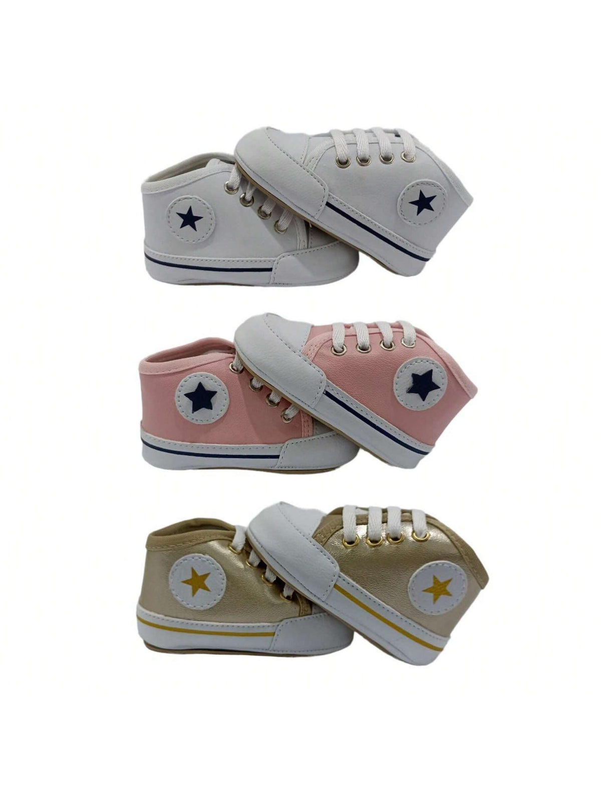 KIT 03 PARES Tênis Bebe unisex