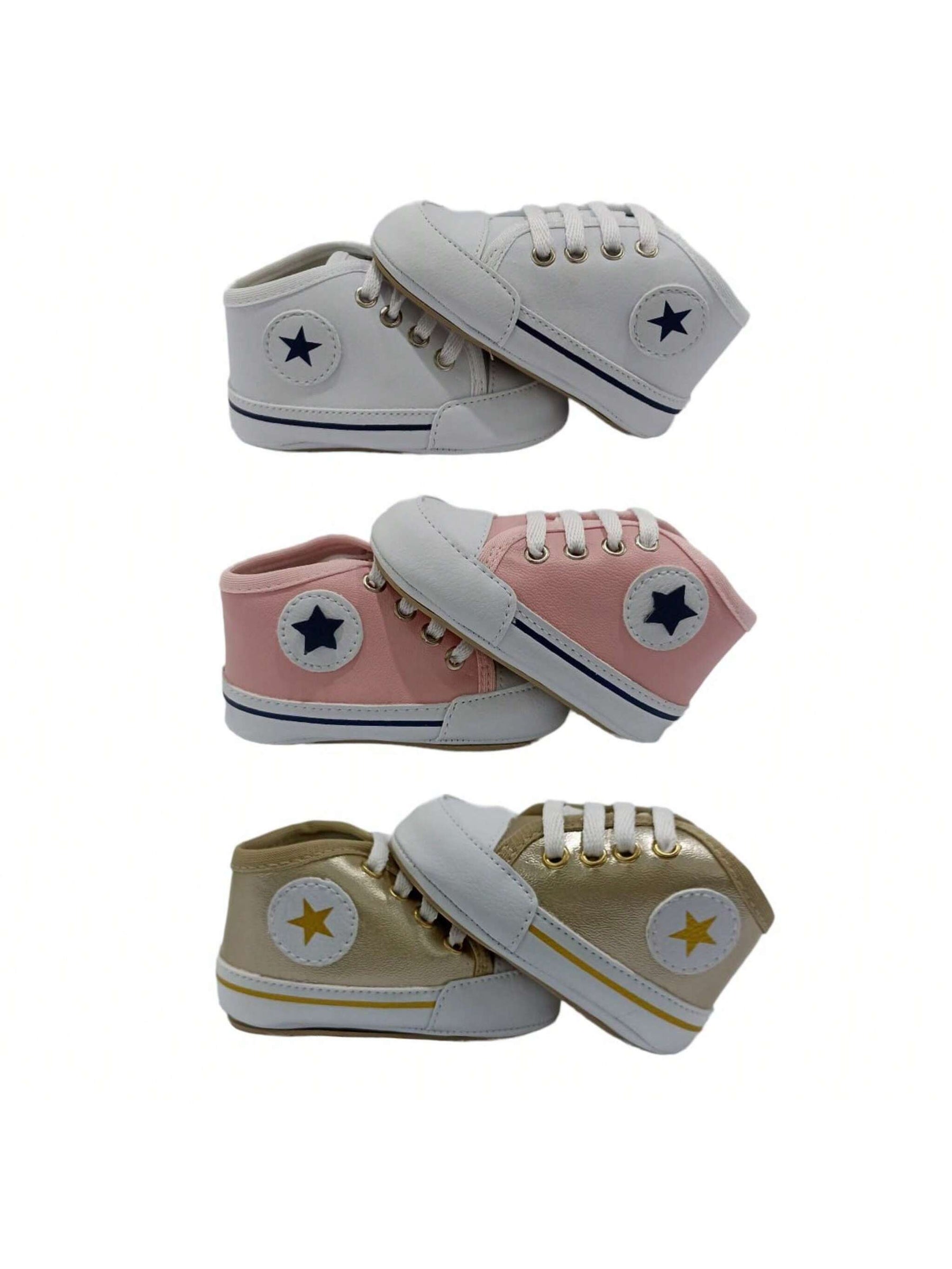 KIT 03 PARES Tênis Bebe unisex