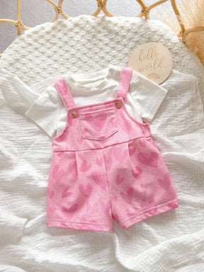 Conjuntinho Body e Short Com alcinha 2 peças