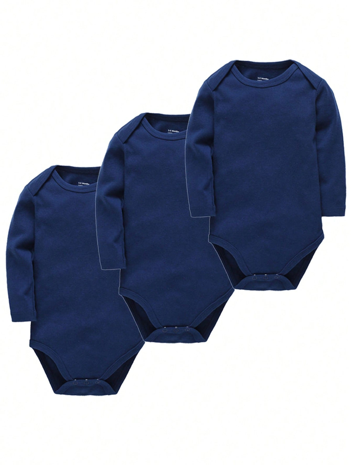 Conjunto 3 Peças Body Manga Longa Liso Unisex