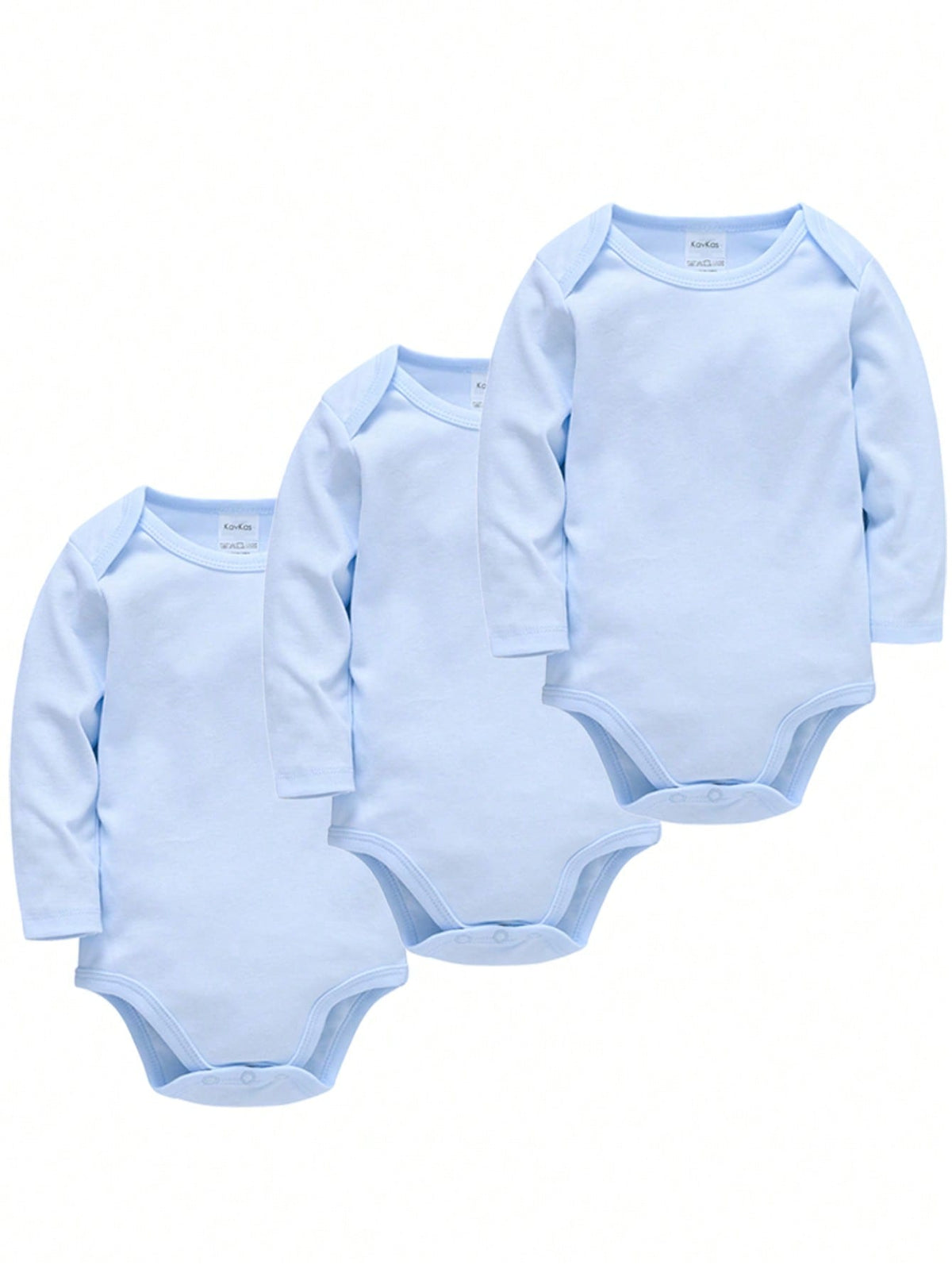 Conjunto 3 Peças Body Manga Longa Liso Unisex