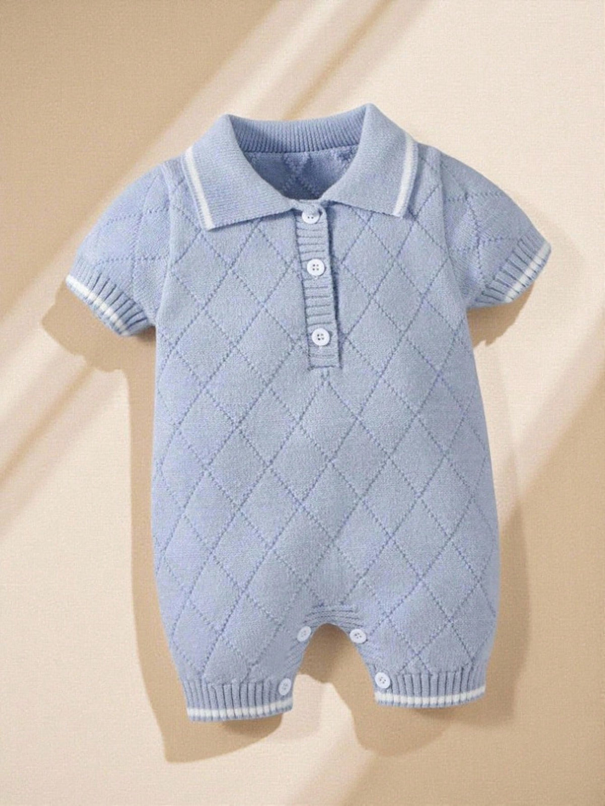 Macacão Polo Manga Curta Elegance