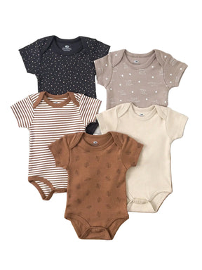 Kit body bebê 5 peças Toy Boy multicor