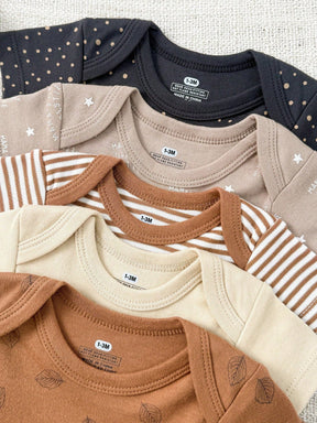 Kit body bebê 5 peças Toy Boy multicor