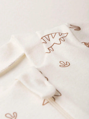 Macacão para bebê zíper algodão Dino