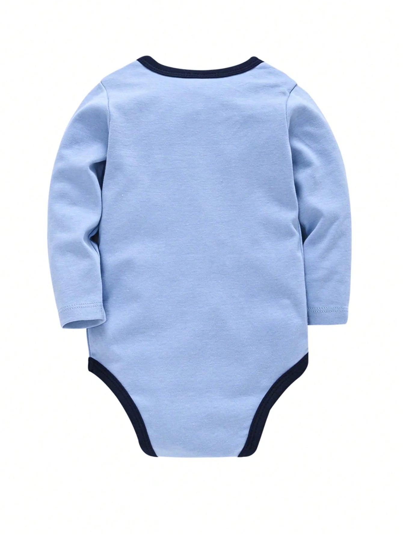 Conjunto 3 peças  Body de Manga Longa Estampado menino