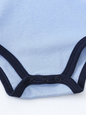 Conjunto 3 peças  Body de Manga Longa Estampado menino