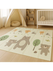 Tapete Infantil Dobrável  195 cm x 150 cm Impermeável Antiderrapante Conforto URSO