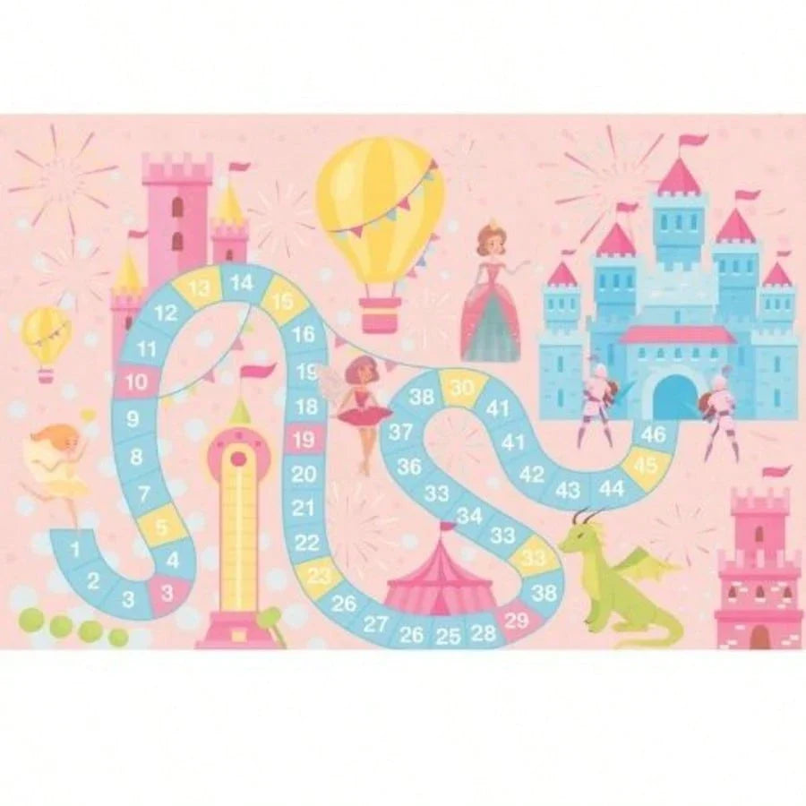 Tapete Infantil Dobrável 195 cm x 150 cm Impermeável Antiderrapante Conforto PRINCESA