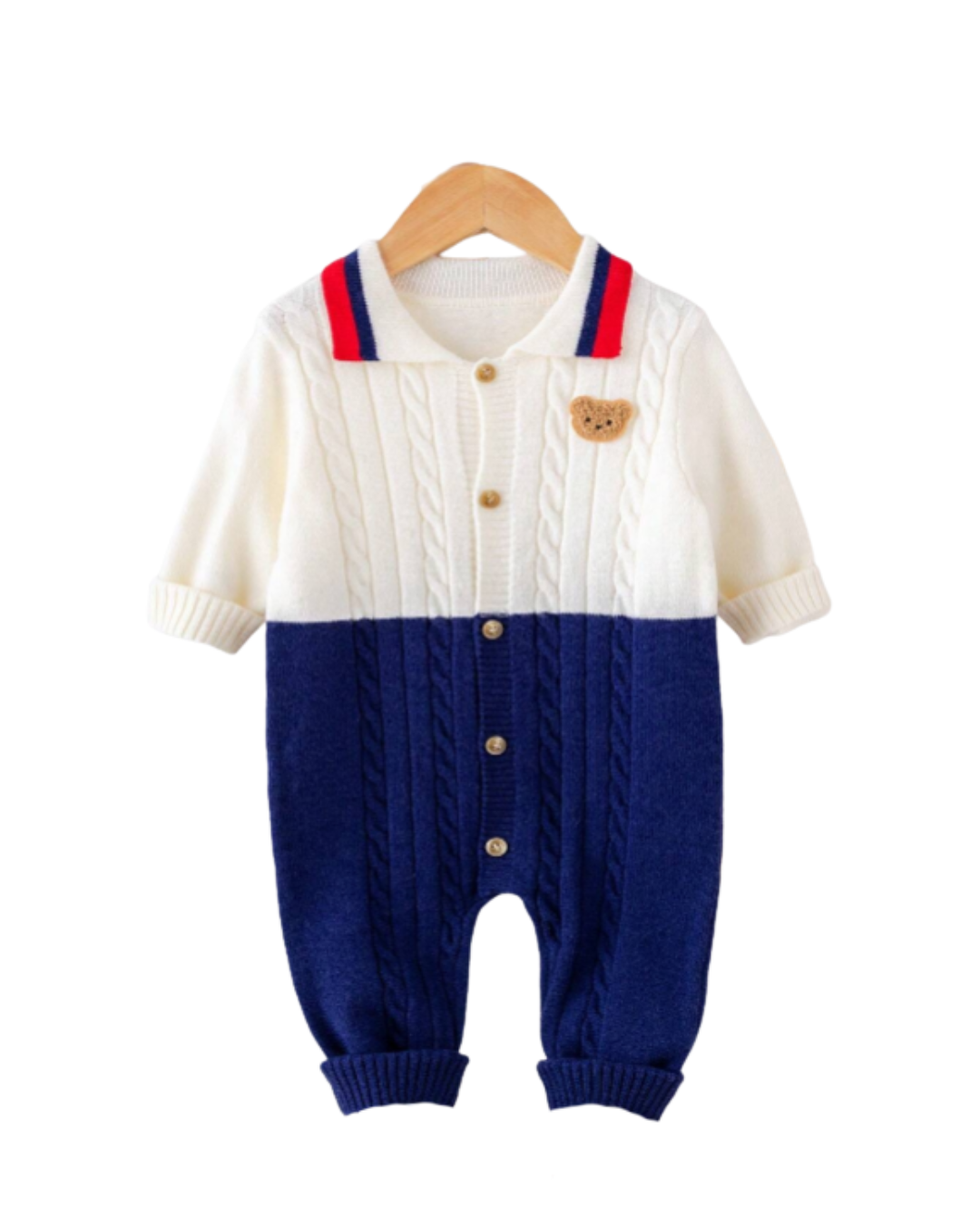 Macacão de Malha gola polo