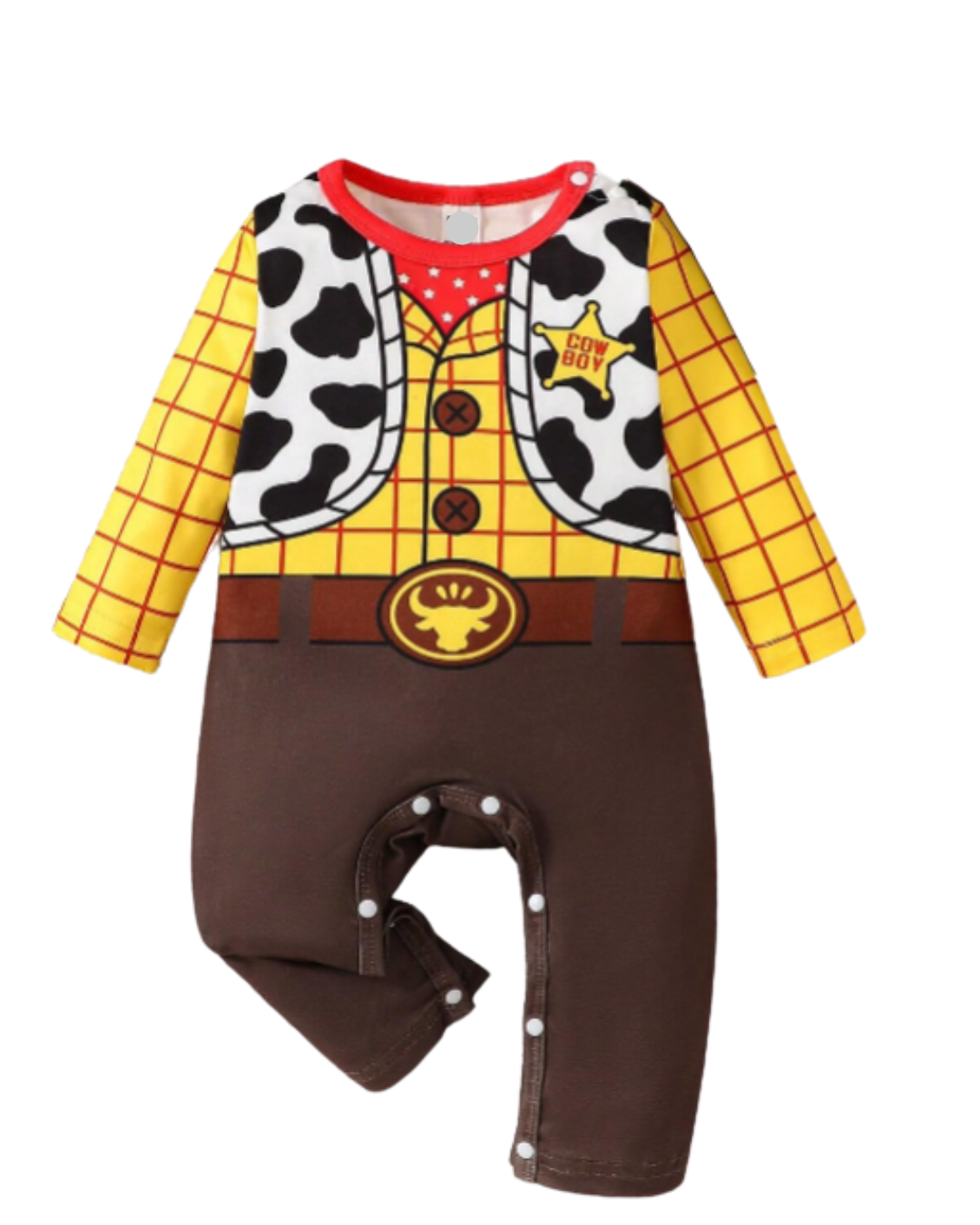 Macacão de Manga Longa Woody + Chapeu