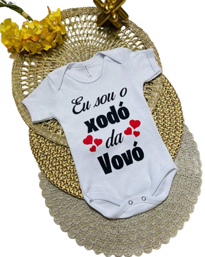 Body Mesversario De Algodão Xodó Da Vovó