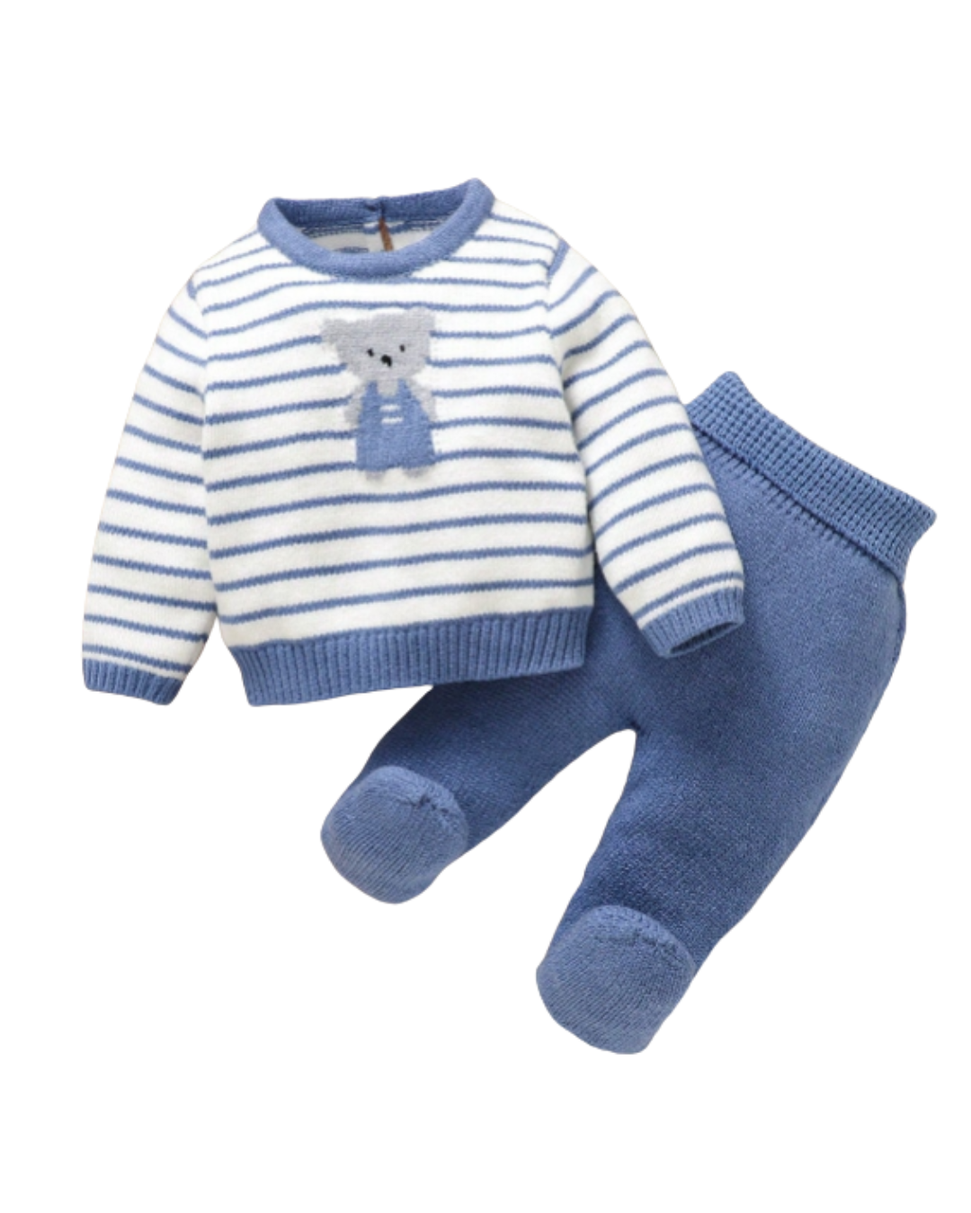 Conjunto manga longa Listrado