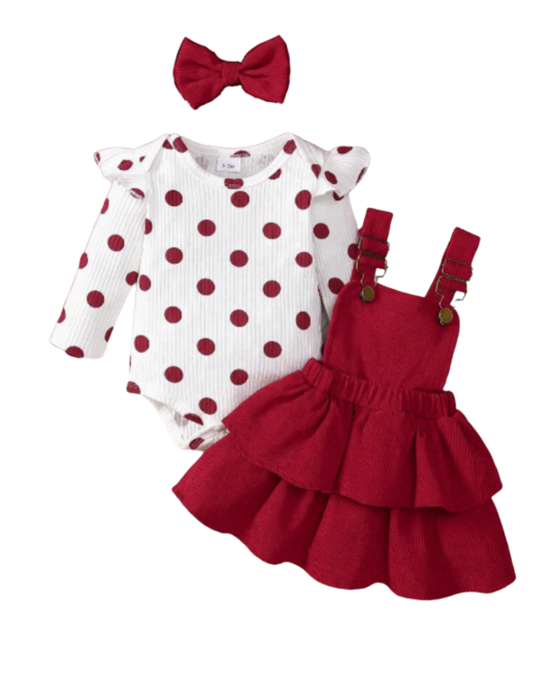 Conjunto 3 Peças Tutu Vermelho
