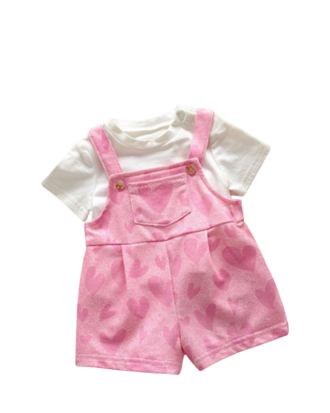 Conjuntinho Body e Short Com alcinha 2 peças