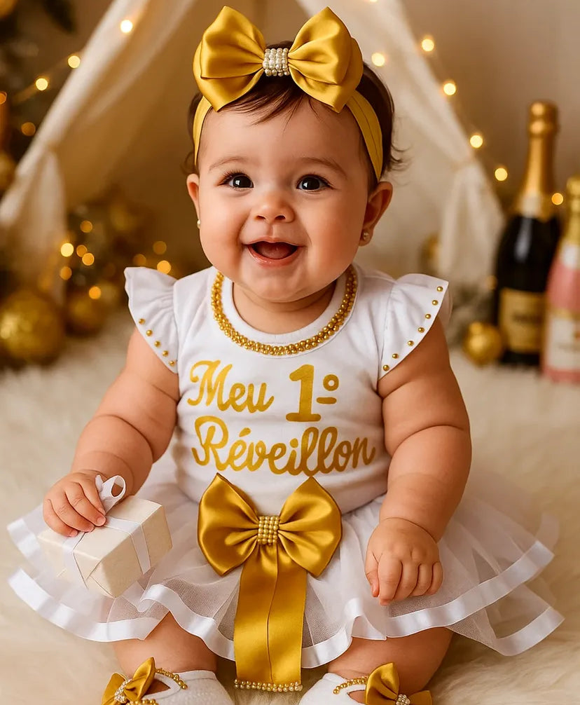 Conjunto 3 peças meu 1 Réveillon