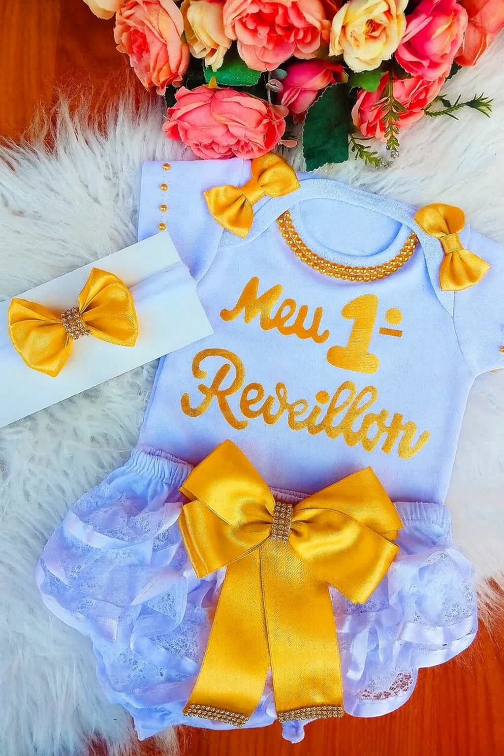 Conjunto 3 peças meu 1 Réveillon